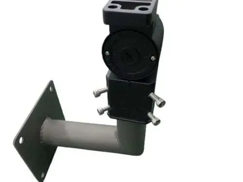 Support mural FDFL 90° pour emboîtement 2 3/8 po – vue 2