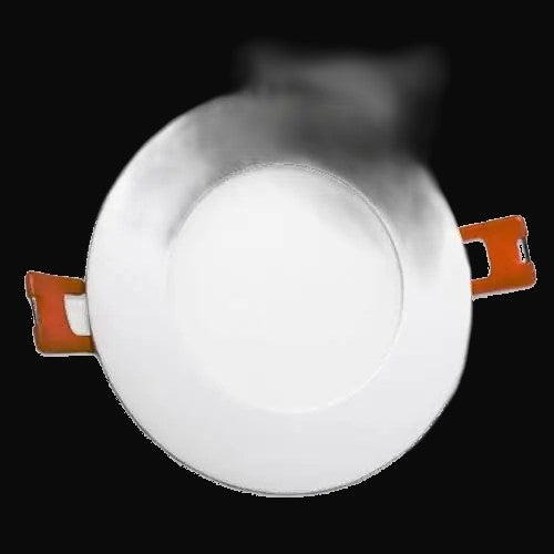 Panneau DEL mince 3 po, 9 W, gradable, 5CCT présélectionnable, 120 V, rond, emplacement humide