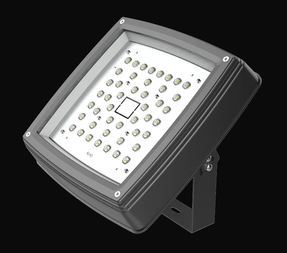 Étrier pour luminaire de marquise polyvalent à profil bas – vue 2