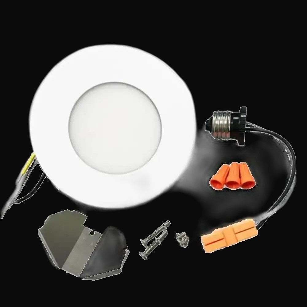Encastré DEL polyvalent 4 po, 8 W, 3000K, 500 lm, blanc