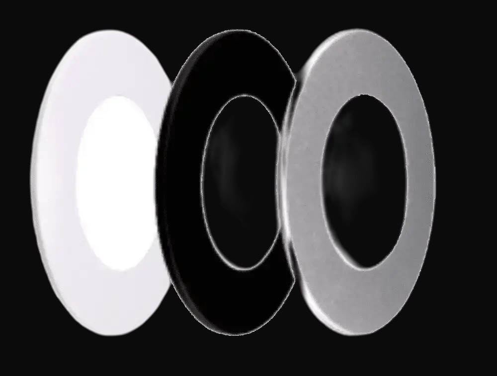 Encastré DEL polyvalent 4 po, 8 W, 3000K, 500 lm, blanc – vue 3