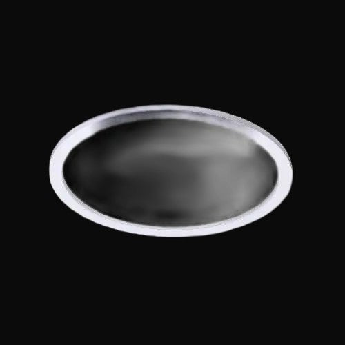 Luminaire DEL circulaire haut/bas 50 W 5000K, 5020 lm, 120 V – câble d'avion 15 pi, canopée et cordon 3 fils