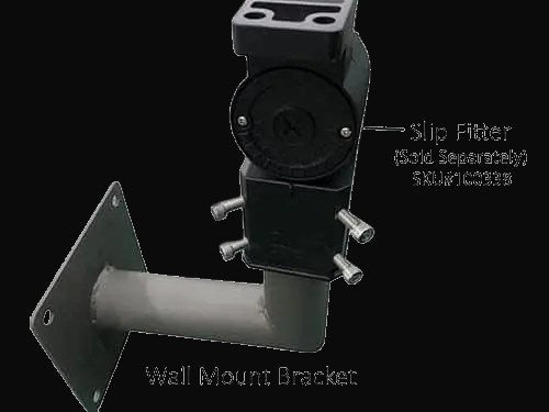 Support mural FDFL 90° pour emboîtement 2 3/8 po