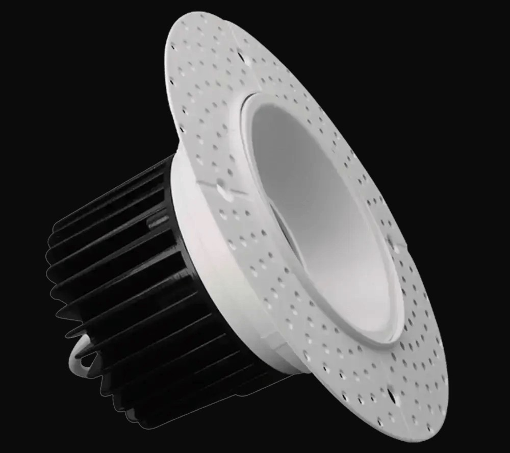 Encastré DEL sans cadrage 4 po, 15 W, gradation triac, 1000 lm, 5CCT, 120 V, emplacement mouillé, rond, blanc – vue 4