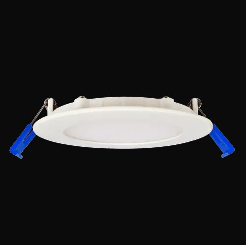 Luminaire à déflecteur DEL mince 4 po, 12 W, 700 lm, 5CCT présélectionnable, gradation 10-100 %, 120 V, rond – vue 3