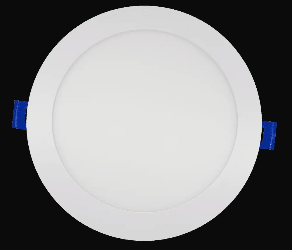 Panneau DEL mince 8 po, 18 W, 1200 lm, gradable, 5CCT présélectionnable, 120 V, rond