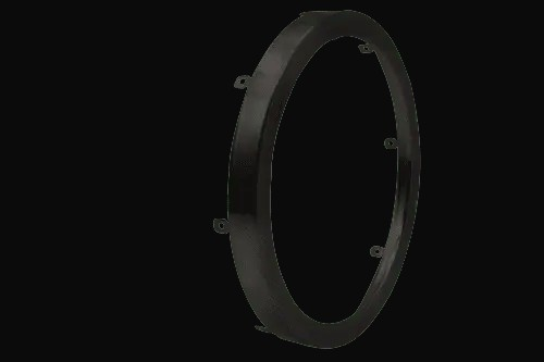 Anneau noir pour plafonnier 8 po