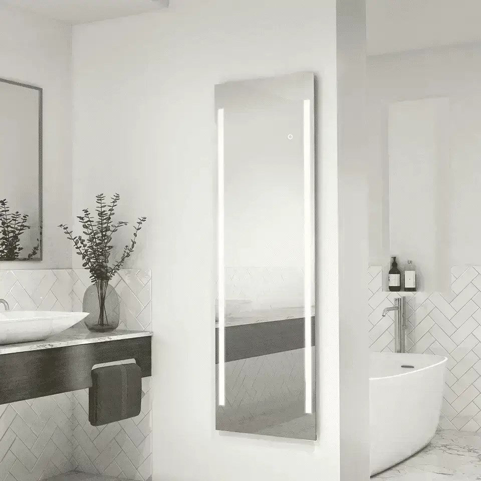 Miroir sur pied lumineux Emeraude – vue 2