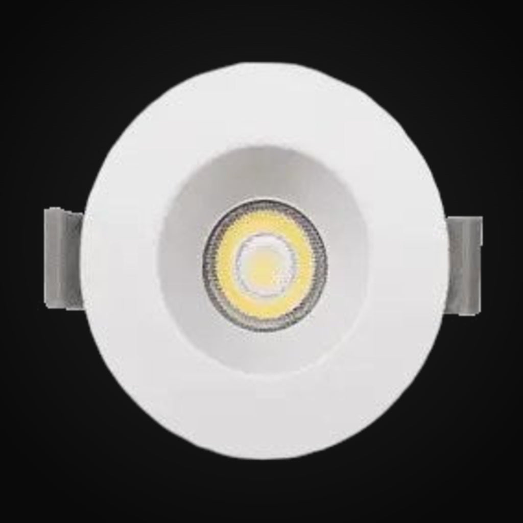 Encastré module 1 po rond et carré VO-SP1W7-120-D-5WAY (blanc ou noir)