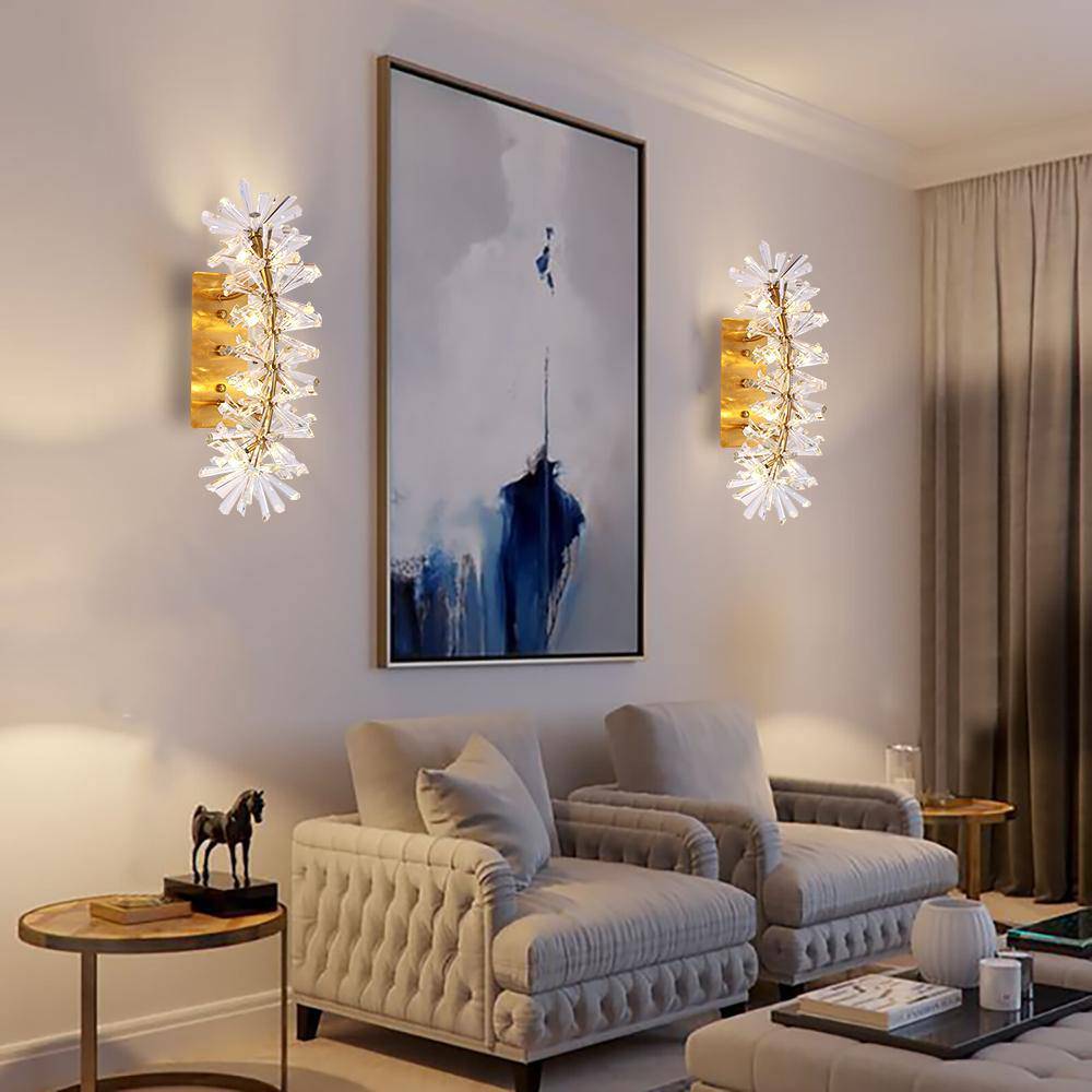 Applique murale Mira en cristal clair – vue 2