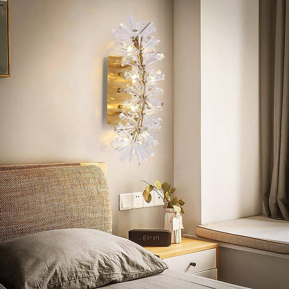 Applique murale Mira en cristal clair – vue 3