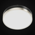 Plafonnier décoratif à bande plate 12 po 15 W – VO-DFB12W15-120-D-5Way (noir/blanc, laiton ou nickel)