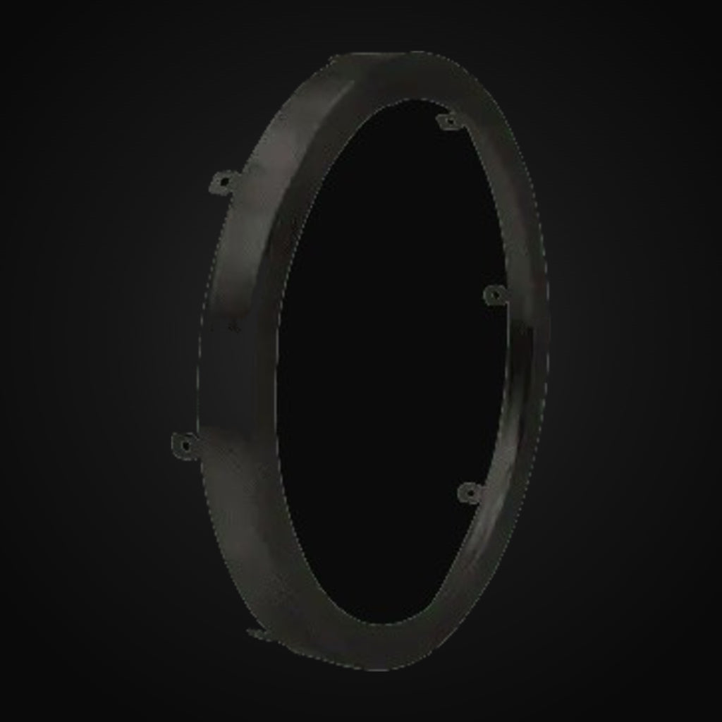 Anneau noir pour plafonnier 12 po