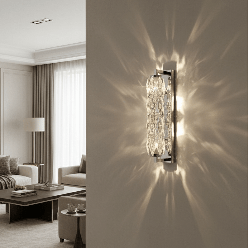 Applique murale Golford en cristal – vue 2