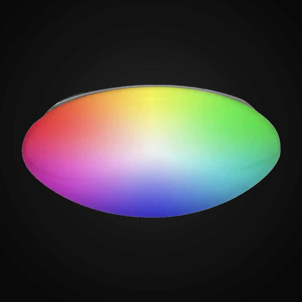 Plafonnier intelligent Wi-Fi RGB + blanc 14 po