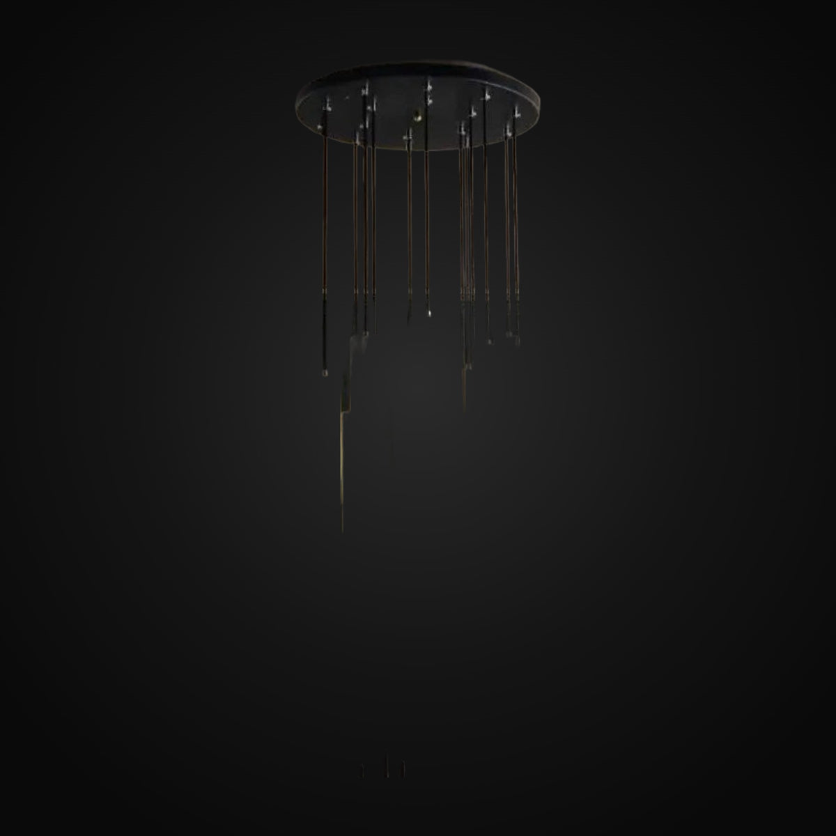 Lustre moderne 16 lumières en marbre naturel