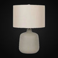 Lampe de table en céramique gris Dorian 19 po H