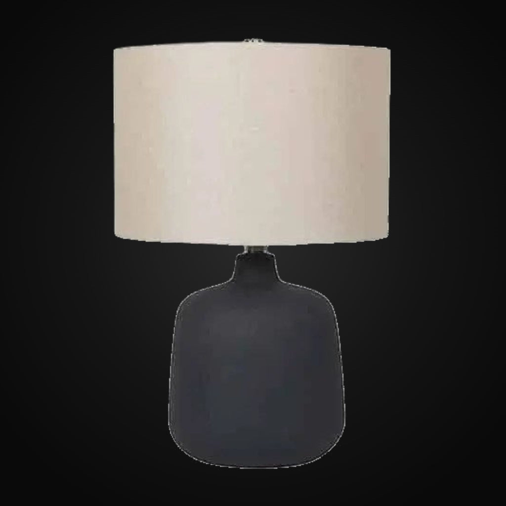 Lampe de table en céramique Iron Ore 19 po H