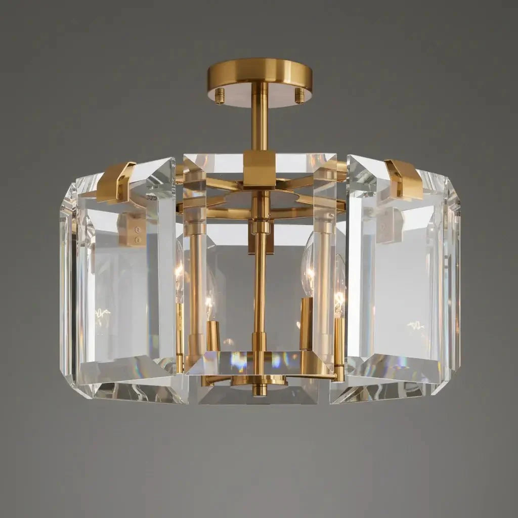 Plafonnier Brookhill en cristal – vue 2