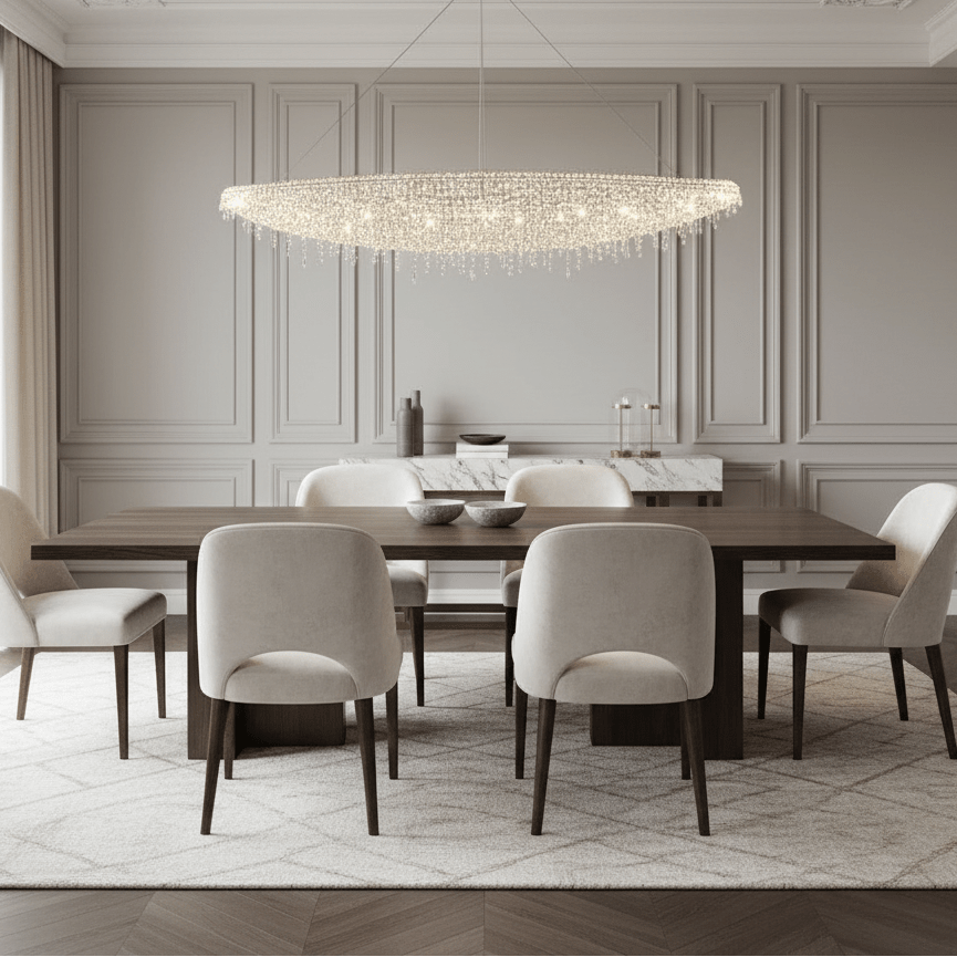 Lustre Alleri en cristal K9