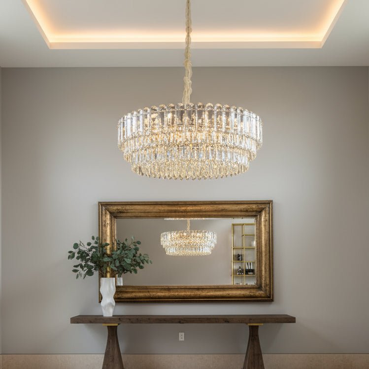 Lustre Gio en cristal, 23 po à 37 po – vue 2