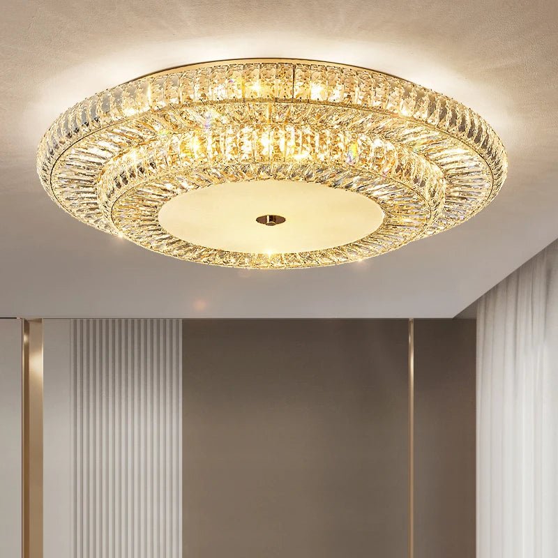 Plafonnier Gio en cristal transparent