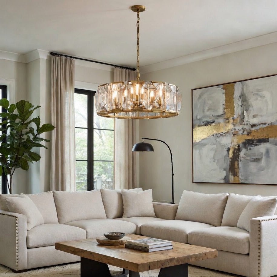 Lustre Brookhill 31 po en cristal