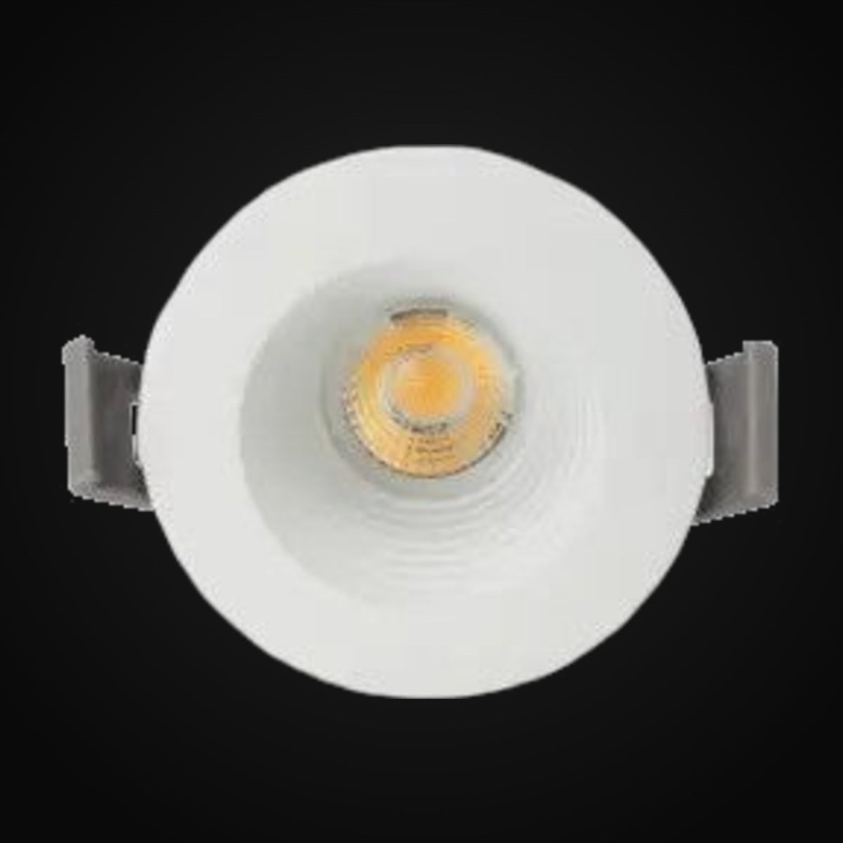Encastré à déflecteur 2 po rond et carré VO-SP2W8-120-D-5WAY (blanc ou noir)