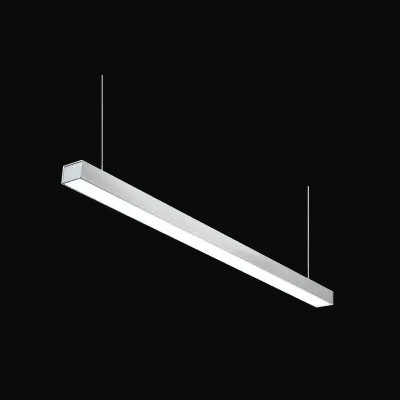 Luminaire linéaire Altum (3000K) | argent | 4 pi | 40 W 3200 lm