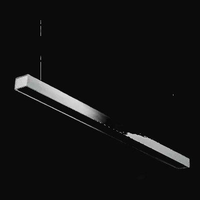 Luminaire linéaire Altum (4000K) | argent | 4 pi | 40 W 3200 lm