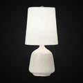 Lampe de table en céramique blanche 21 po H