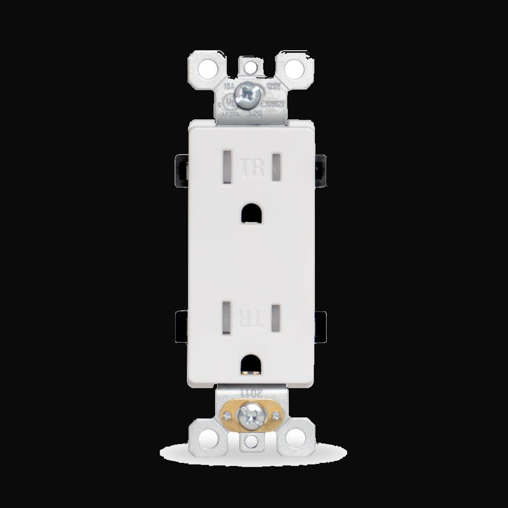 Prise – 15 A – 125 V – blanche – V1