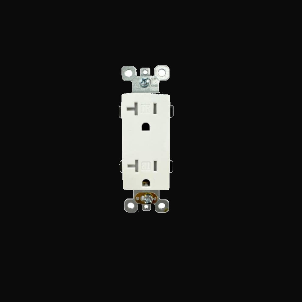 Prise – 20 A – 125 V – blanche – V1