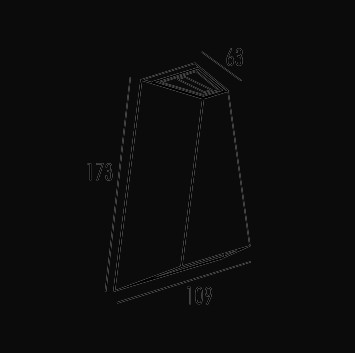 Applique murale en surface 8 W, IP54 – vue 2