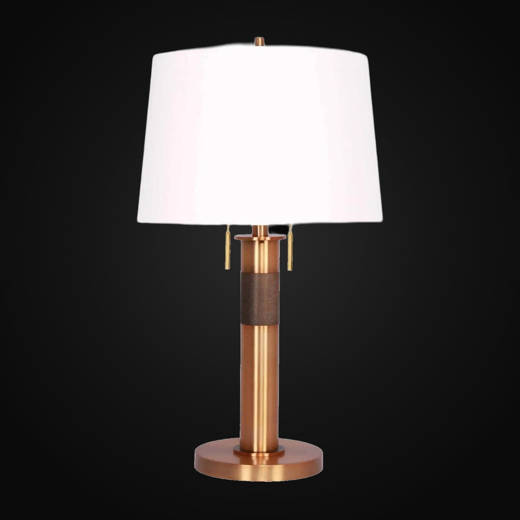 Lampe de table 26,5 po, laiton bruni