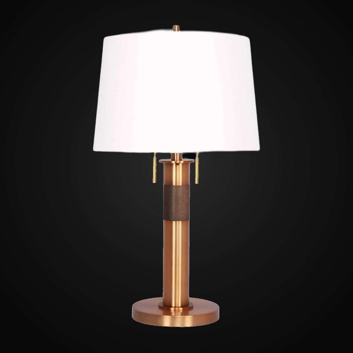 Lampe de table 26,5 po, laiton bruni