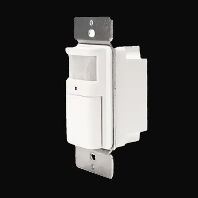 Interrupteur à détecteur de mouvement sans neutre – 15 A – 120 V – blanc – V1 – vue 2