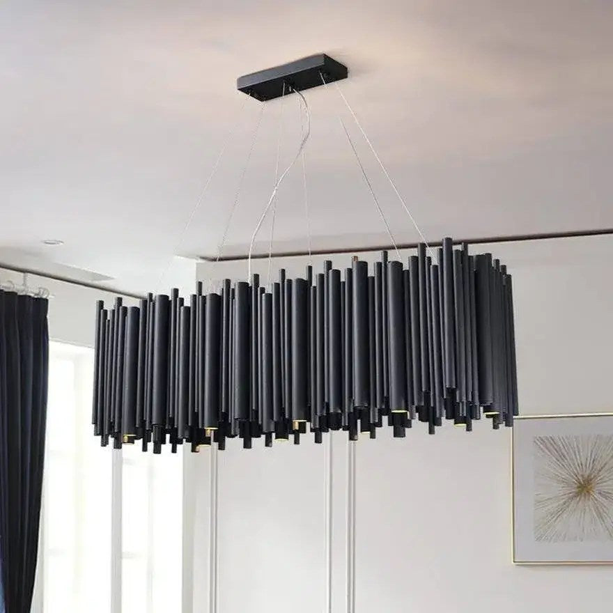 Lustre rectangulaire Vigo, noir