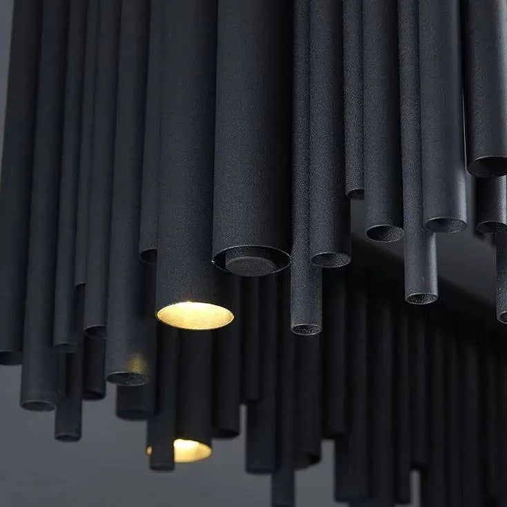 Lustre rectangulaire Vigo, noir – vue 3
