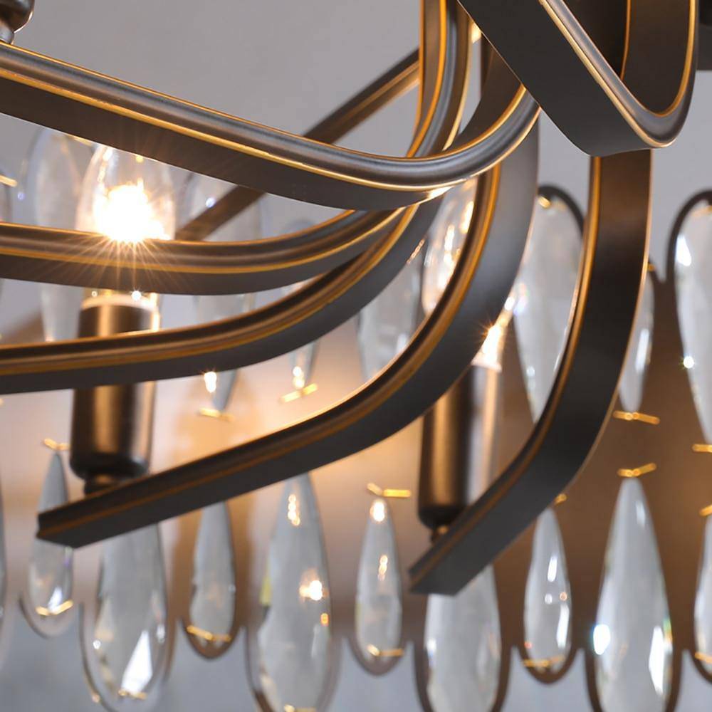 Lustre moderne Napoli en cristal – vue 4