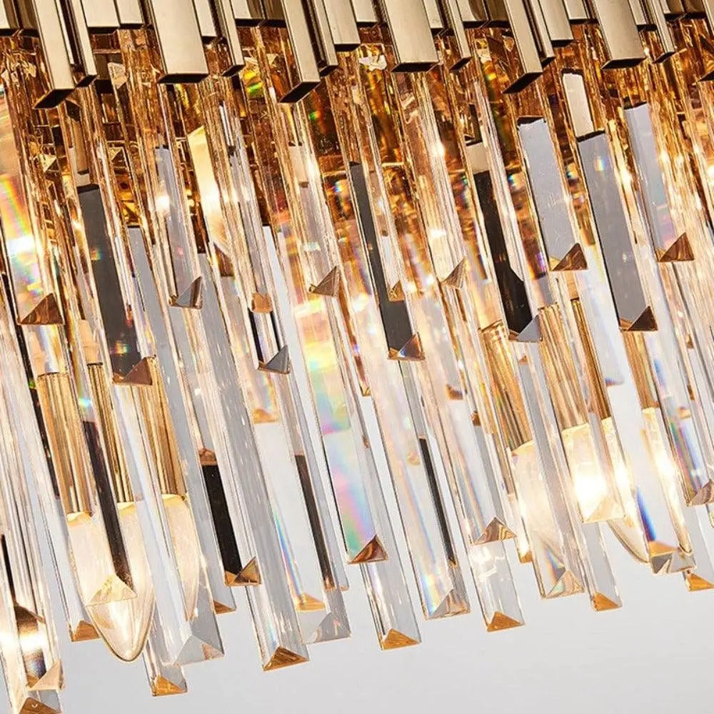 Lustre Gio en cristal, suspension par chaîne – vue 3