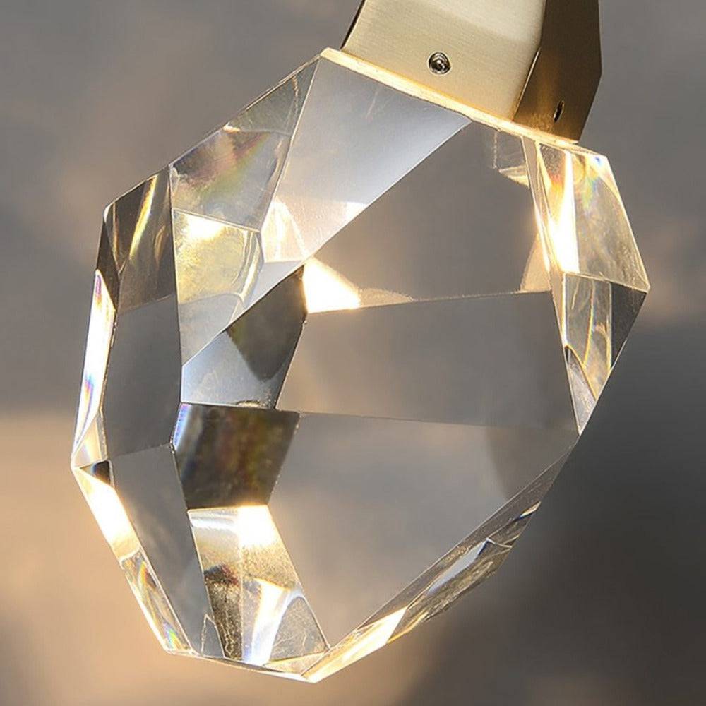 Lustre moderne Diamante en cristal – vue 3