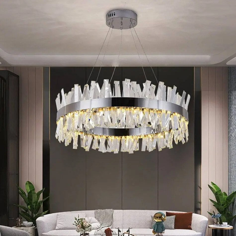 Lustre Lugano en cristal
