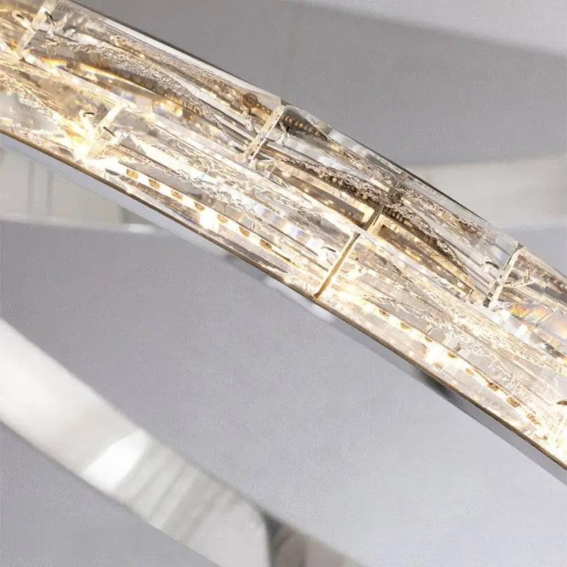 Lustre anneau moderne Argento en cristal – vue 2
