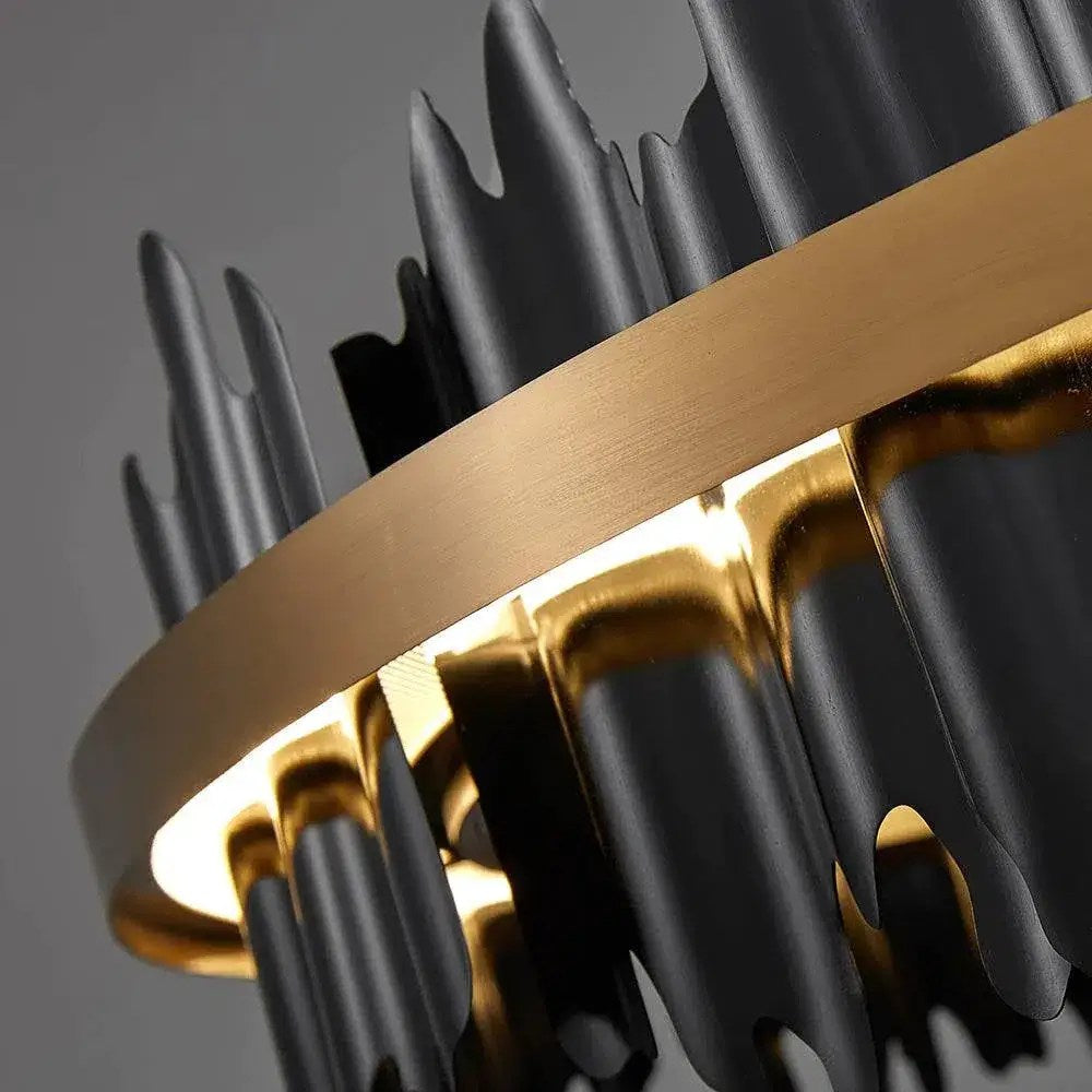 Lustre anneau moderne Nera 2 étages – vue 2