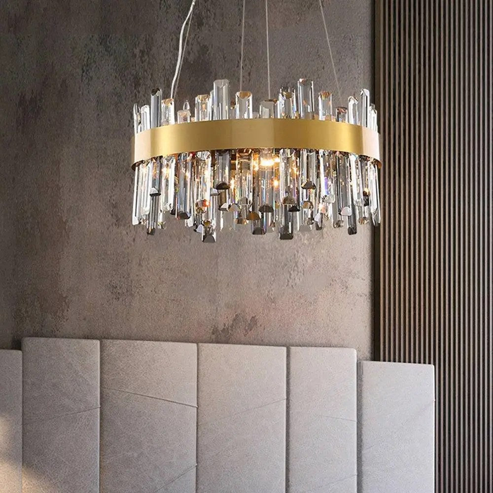 Lustre moderne Asti en cristal