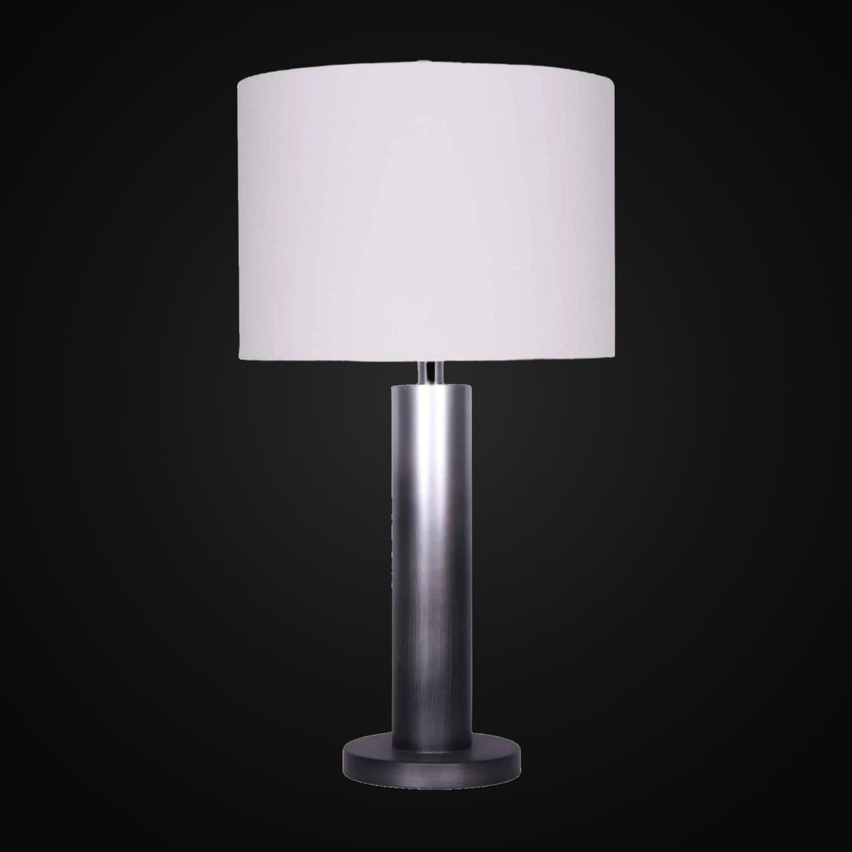 Lampe de table Brooke 28 po H, ombré noir-or