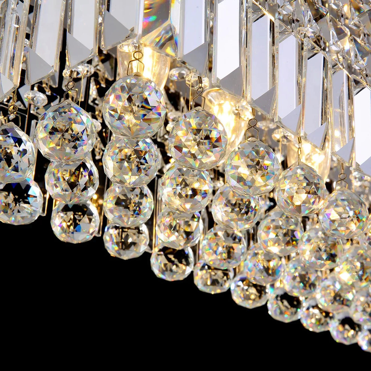 Lustre de salle à manger Gio 47 po en cristal – vue 4