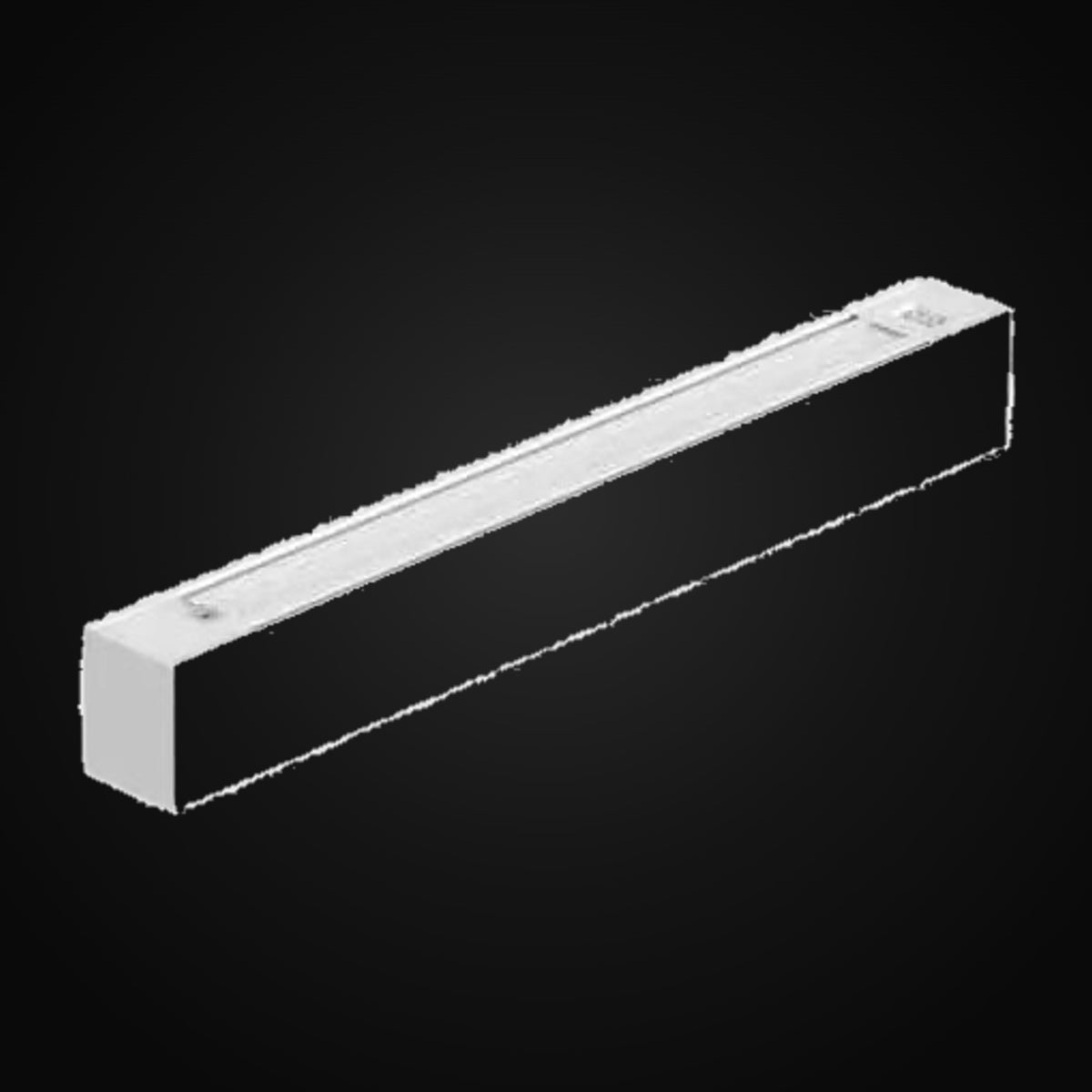 Luminaire linéaire architectural 2 pi 15 W, blanc