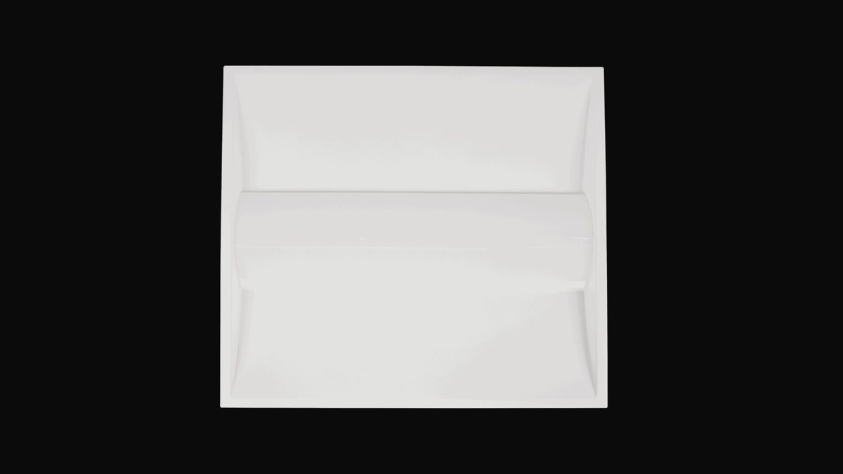 Luminaire encastré (troffer) 40 W – VO-TF22W40-347-5Way-P